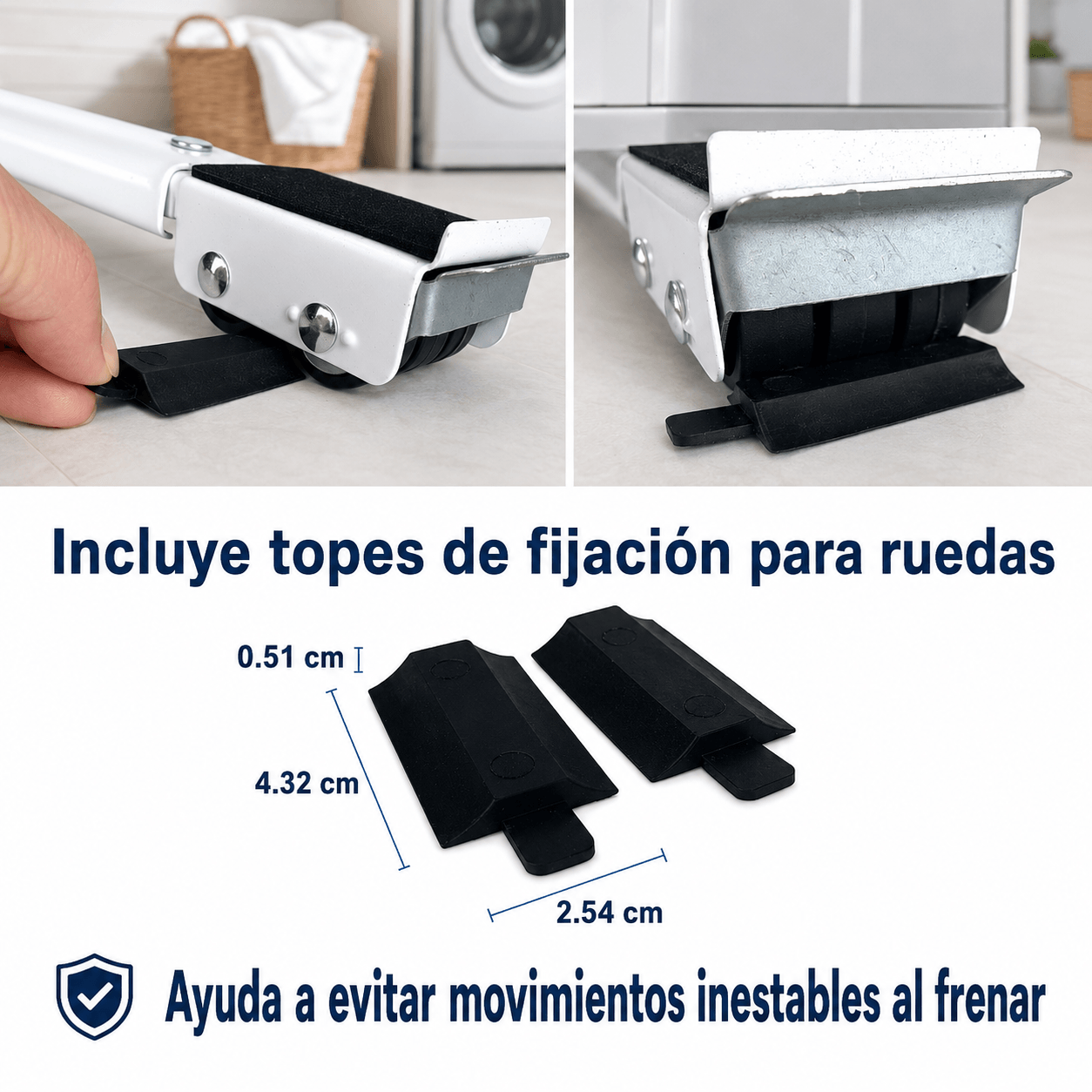 Soporte con ruedas para electrodomésticos
