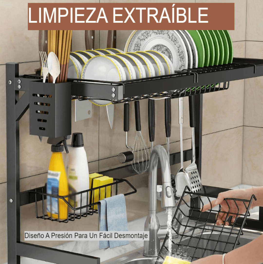 Escurridor de Platos sobre el Fregadero