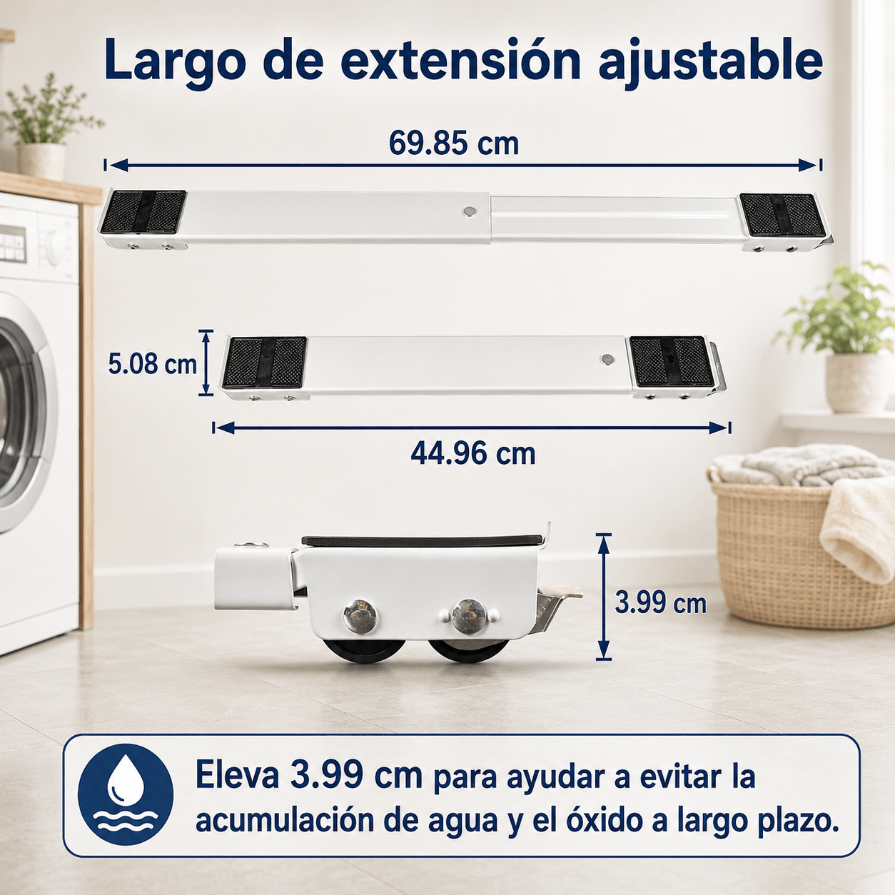 Soporte con ruedas para electrodomésticos