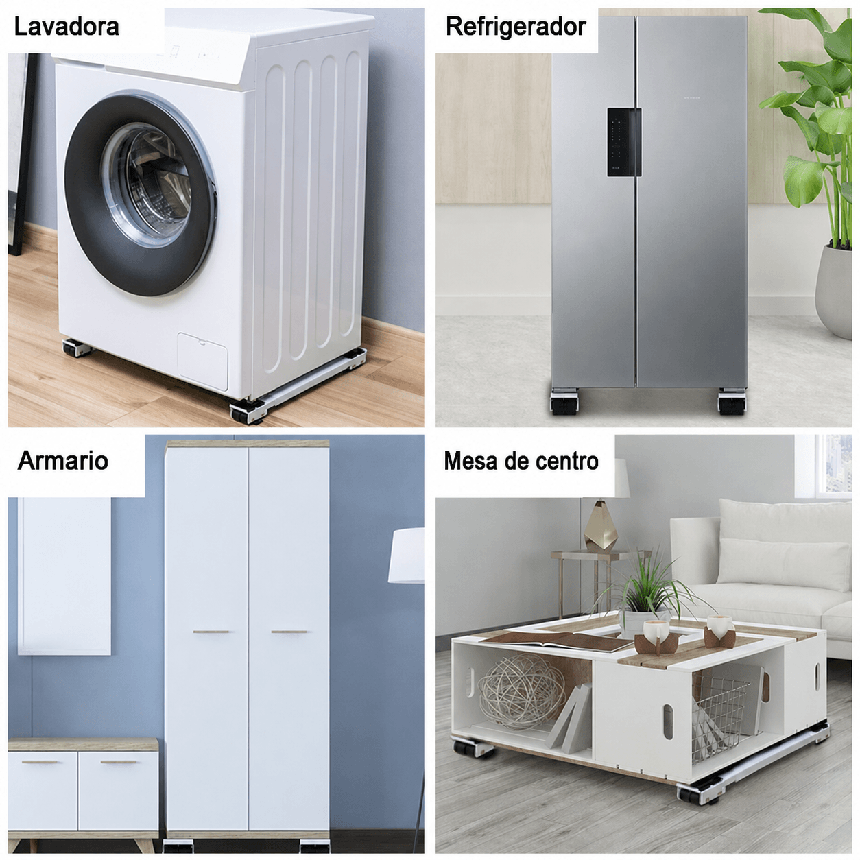 Soporte con ruedas para electrodomésticos