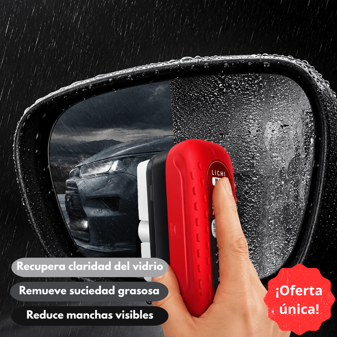 Limpiador de parabrisas y vidrios de autos