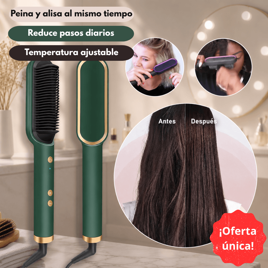 Peine alisador eléctrico