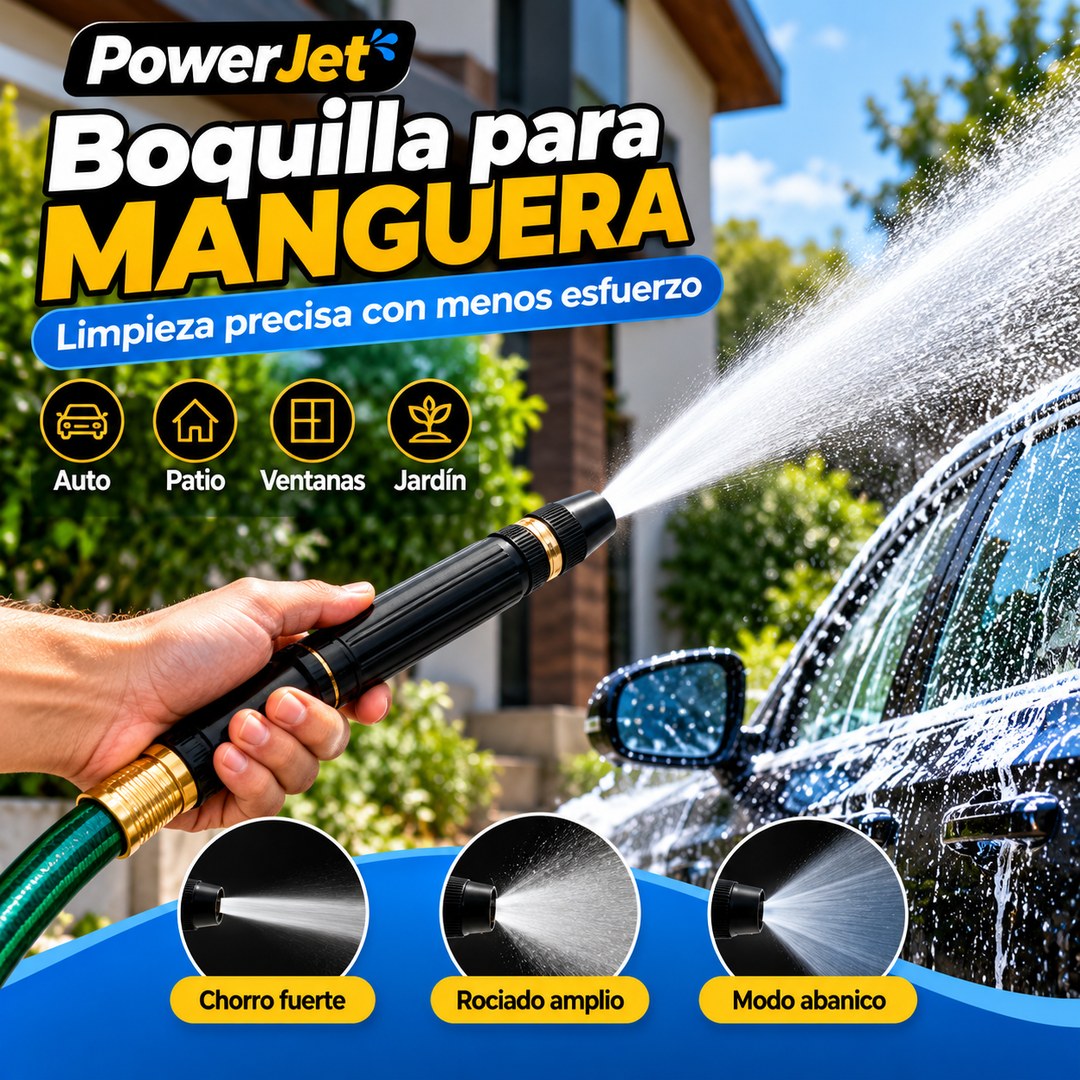 PowerJet - Limpieza precisa con menos esfuerzo