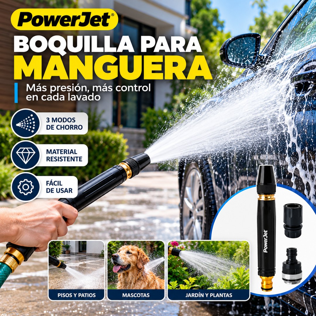PowerJet - Limpieza precisa con menos esfuerzo